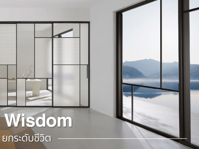 ติดตั้งกระจกอะลูมิเนียม